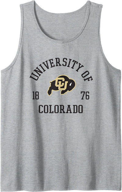 Cow Elite Authentics Colorado Buffaloes Stamp Officially Tank Top