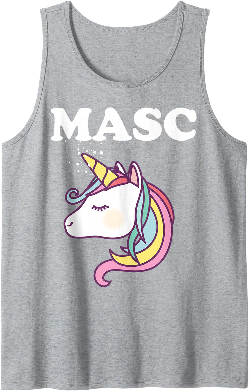 Masc Man 4 Man Gay Pride Bear Twink Gay Masc Man LGBTQ Gay Pride Bear Cub Masculine Gay Pride Tank Top - Heather Grey