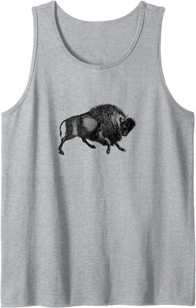 Cow Wild Outdoors Buffalo Bison Tank Top