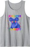 koalafied to Party Fun Animal pun new years party Koalafied To Party Fun Animal Pun Tank Top - Heather Grey