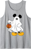 Disney Halloween Mickey Mouse Ghost Costume Trick-or-Treat Tank Top - Heather Grey