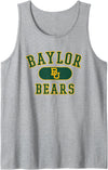Elite Authentics Baylor Bears Varsity Officially Licensed Tank Top - Heather Grey