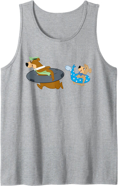 Yogi Bear and Boo Going Swimming Tank Top