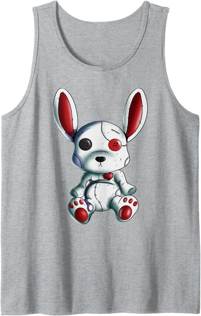 Gothic Stitched Bunny Doll Tank Top