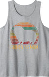 Cute Guinea Pig Lover HD0 Guinea Pig Retro Vintage Guinea Pig Mom Tank Top - Heather Grey