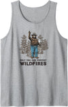 Smokey Bear Only You Can Prevent Wildfires Tank Top - Heather Grey