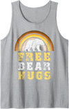 Bear Gay Pride by Content Design Studio Mens Bear Community, Free Bear Hugs, Bear Flag, Gay Bear Pride Tank Top - Heather Grey