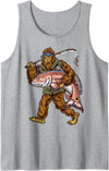 Northern Outdoors Redfish Collection Redfish Fishing Hunting Bigfoot Fishermen Tank Top - Heather Grey
