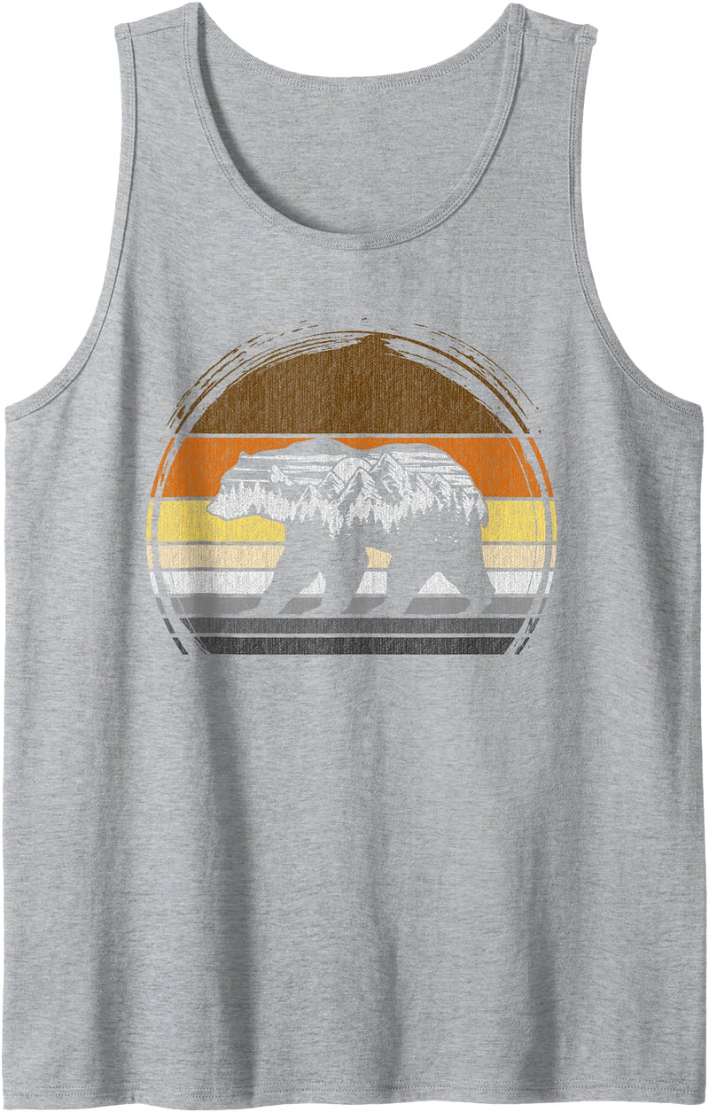 Bear Gay Pride by Content Design Studio Mens Gay Men, Bear Community, Gay Bear Tank Top - Heather Grey