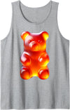 Urban Empyre Orange Gummy Bear Tank Top - Heather Grey