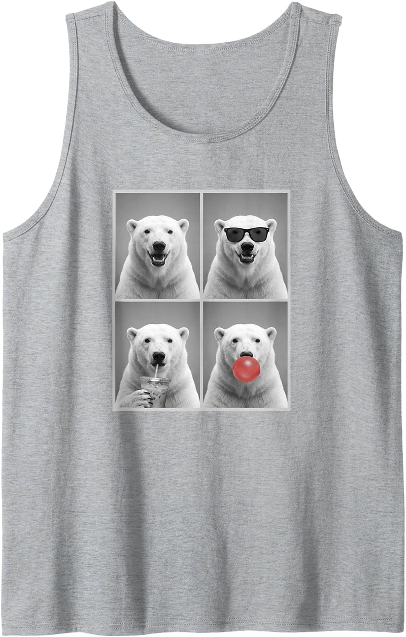 polar bears polar bear Shop Polar Bears Funny Polar Bear Tank Top - Heather Grey