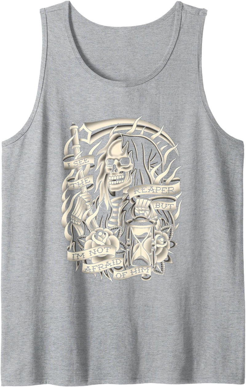 The Ghost Inside I See The Reaper Tees The Ghost Inside I See The Reaper Tank Top - Heather Grey