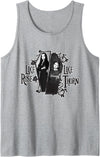 The Addams Family TV Series – Mothers Day Morticia Wednesday Tank Top - Heather Grey