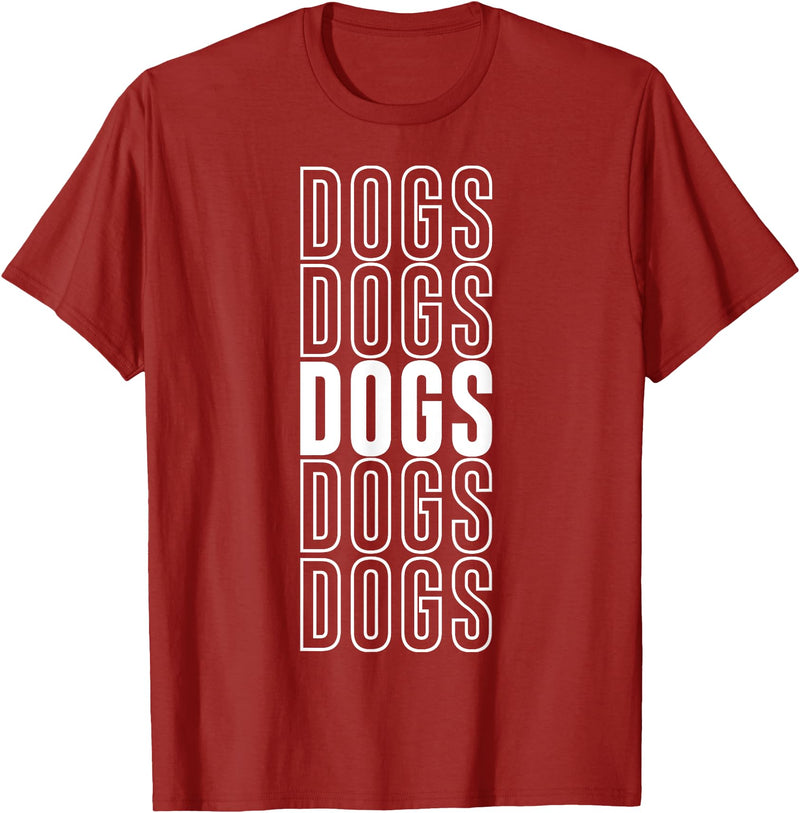 Dogs Apparel Dogs T-Shirt - Cranberry Red