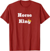 Pool King Apparel Horse King T-Shirt - Cranberry Red
