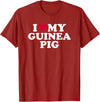 I love my guinea pig T-Shirt - Cranberry Red