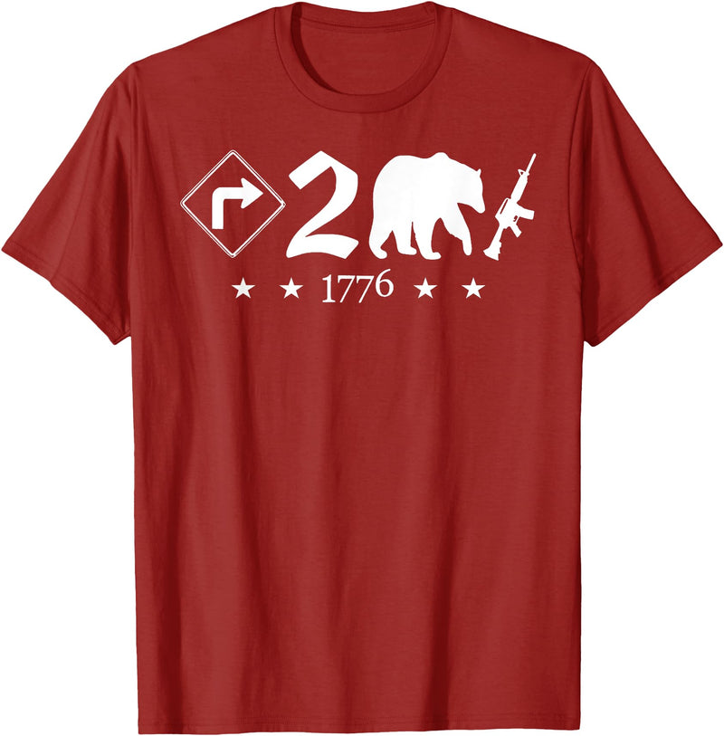 Right To Bear Arms Pro Gun & Patriotic Military Right To Bear Arms Pro Gun Funny Patriotic Military Women Men T-Shirt - Cranberry Red
