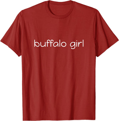 Cow Buffalo Hometowner Buffalo Girl American City Pride T-Shirt