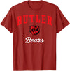 Official High School Fan Gear Butler High School Bears T-Shirt - Cranberry Red