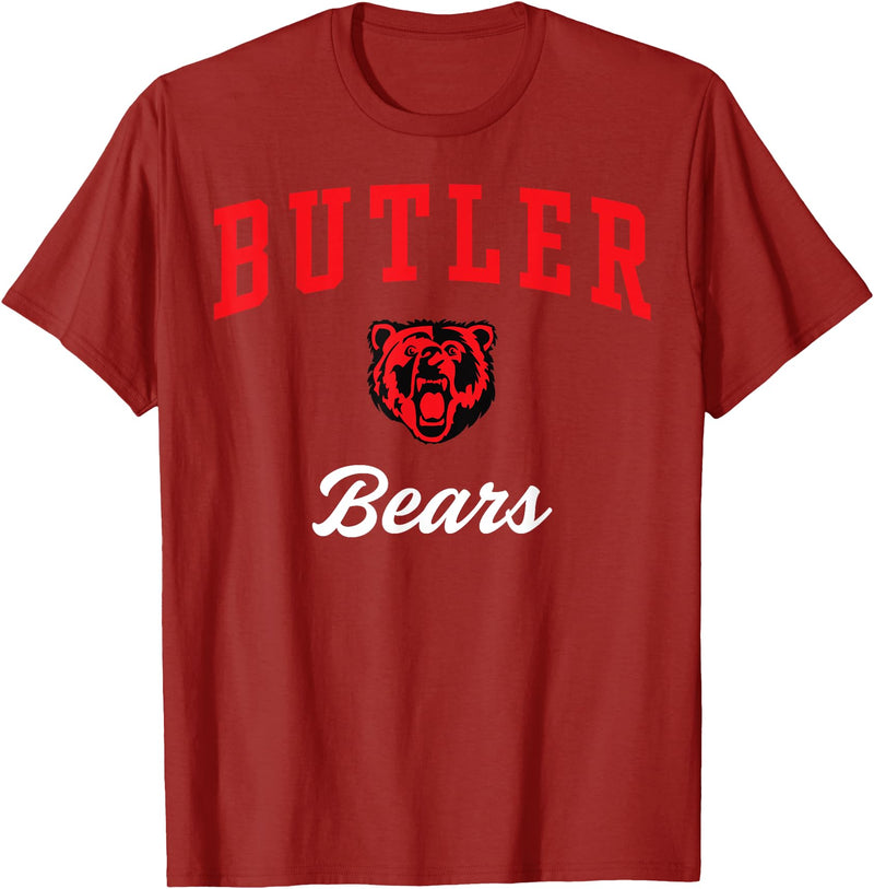 Official High School Fan Gear Butler High School Bears T-Shirt - Cranberry Red