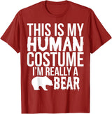 'I'm Really a Bear' Human Costume T-Shirt
