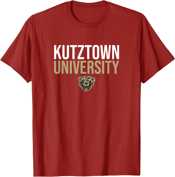 Campus Lab Kutztown University Golden Bears Stacked T-Shirt - As Pictured