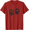 Vintage Mountain Lion Clothing Mountain Lion Distressed Print - Vintage Mountain Lion T-Shirt - Cranberry Red