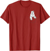 Polar Bear Gift Polar Bear Accessories & Stuff Cute Polar Bear for Men Women Arctic Bears Pocket Animal T-Shirt - Cranberry Red