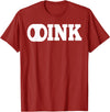 LGBT Pig Play Shirts AP OINK Gay Mens Pig Play Shirt T-Shirt - Cranberry Red