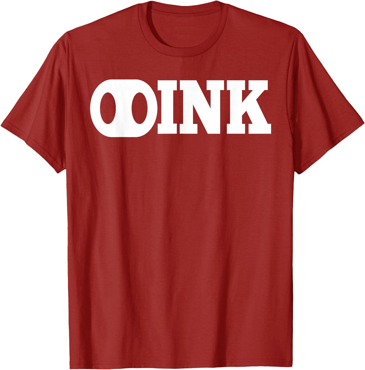 LGBT Pig Play Shirts AP OINK Gay Mens Pig Play Shirt T-Shirt - Cranberry Red