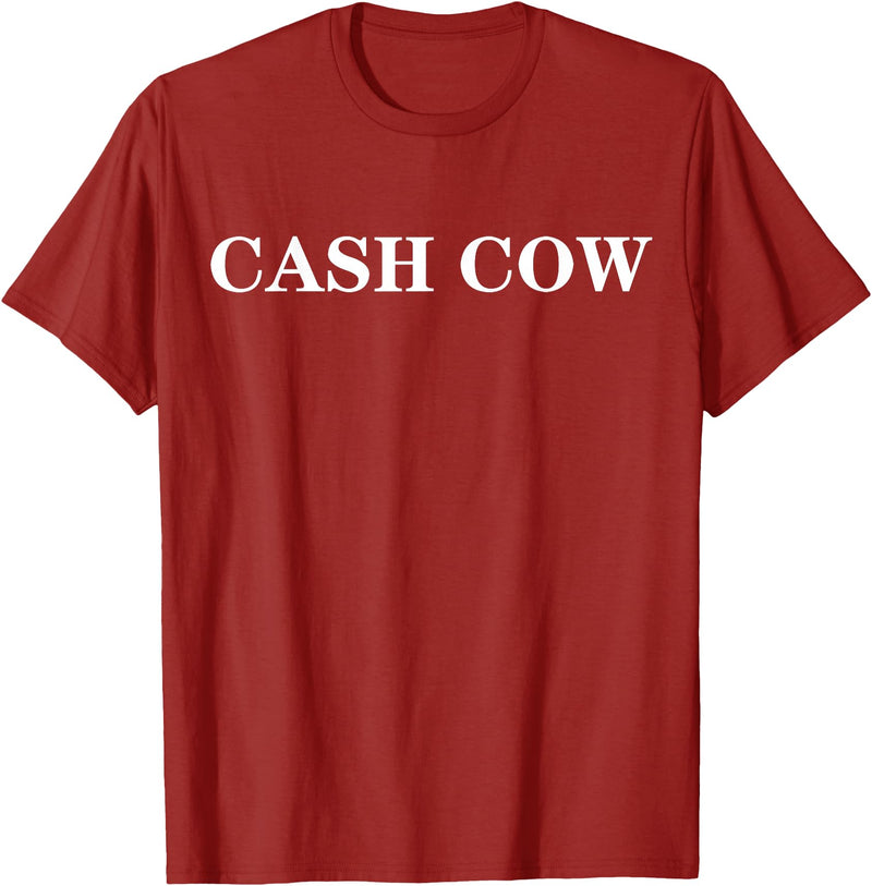 cash cow shirt Cash Cow T-Shirt - Cranberry Red