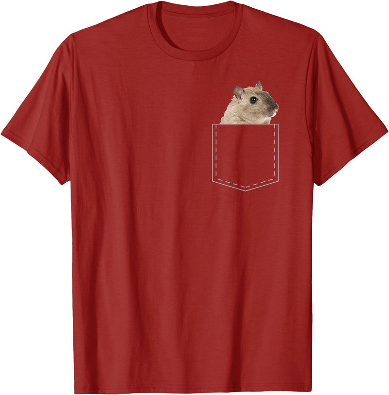 Boys Girls Cute Cool Hamster Lover T-Shirt Gift for Kids T-Shirt - Cranberry Red