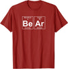 Gay Bear Pride T-Shirts Bear Periodic Table - Gay Bear Pride T-Shirt T-Shirt - Cranberry Red