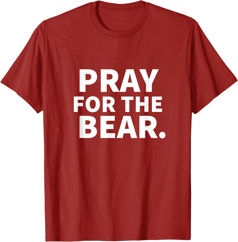 Pray For The Bear Zag Pray For The Bear T-Shirt - Cranberry Red