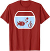 Fish aquarium T-Shirt - Cranberry Red