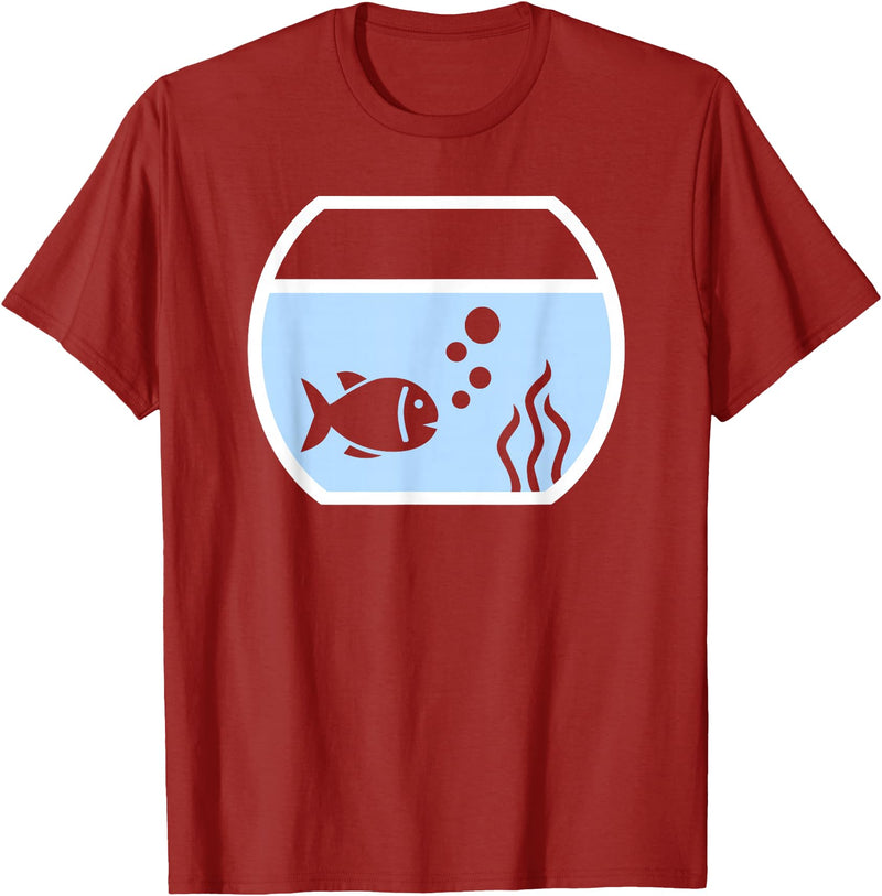 Fish aquarium T-Shirt - Cranberry Red