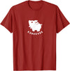 Kunekune cute piglet pet. Minimal art for pig fans Kunekune cute piglet pet. Minimal art for pig lovers T-Shirt - Cranberry Red