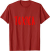 The Spanish Cow Toxica Funny Spanish Toxic Mexican T-Shirt - Cranberry Red