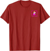 Peppa Pig So Fancy Box Up Left Chest T-Shirt - Cranberry Red