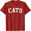 Cats - Style Cats T-Shirt - Cranberry Red