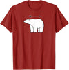 Mike Robe Designs Eisbär Funny Chemistry Science Pun Men and Women T-Shirt - Cranberry Red