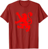 sweetsixty Scottish Lion T-Shirt T-Shirt - Cranberry Red