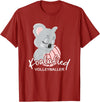 FIDORATIS koalafiziert Koala Bär Shirts Geschenke Koalafied Women's Volleyballer I Volleyball Beach Volleyball T-Shirt - Cranberry Red