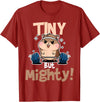 Weightlifting Hamster Tiny but Mighty! T-Shirt - Cranberry Red
