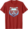 pappy Grizzly in sunglasses Pappy Bear Vintage Graphic T-Shirt - Cranberry Red