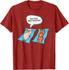 Bacon T Shirt Co Next Time Wear Sunscreen Funny Pig Bacon Sunbathing T-Shirt - Cranberry Red