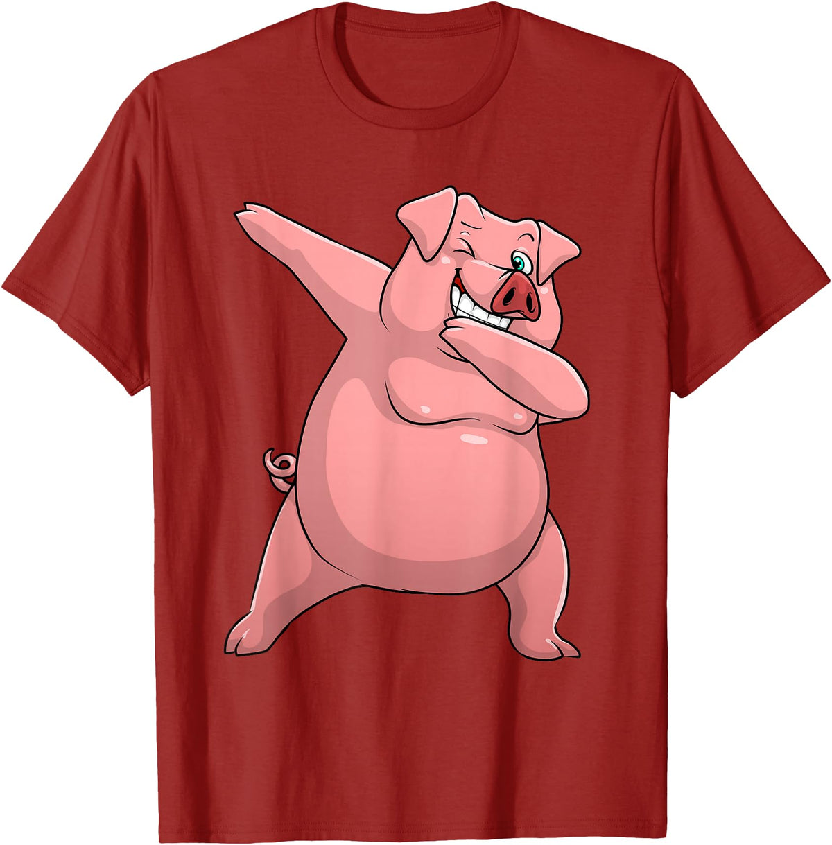Pig Gift Pig Lover Stuff & Pig Novelty Accessories Cute Pig Art For Men Women Kids Livestock Farming Pig Lovers T-Shirt - Cranberry Red
