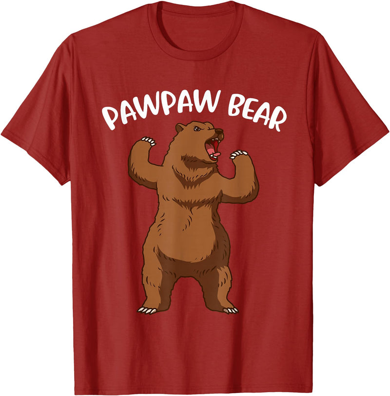 Pawpaw Bear Clothing Pawpaw Bear T-Shirt - Cranberry Red