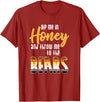 Bear Community - Schwule Bären CSD Dip me in Honey - CSD Gay Bears T-Shirt - Cranberry Red