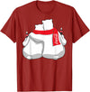 Coca-Cola Company Coca Cola Snowmies Polar Bears Holiday T-Shirt - Cranberry Red